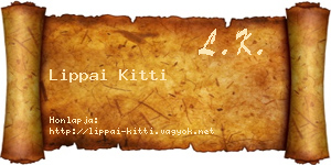 Lippai Kitti névjegykártya